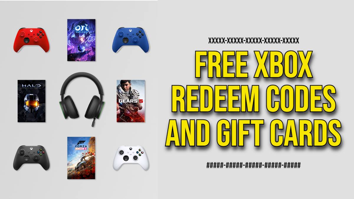 Free Xbox Redeem Codes and Gift Cards