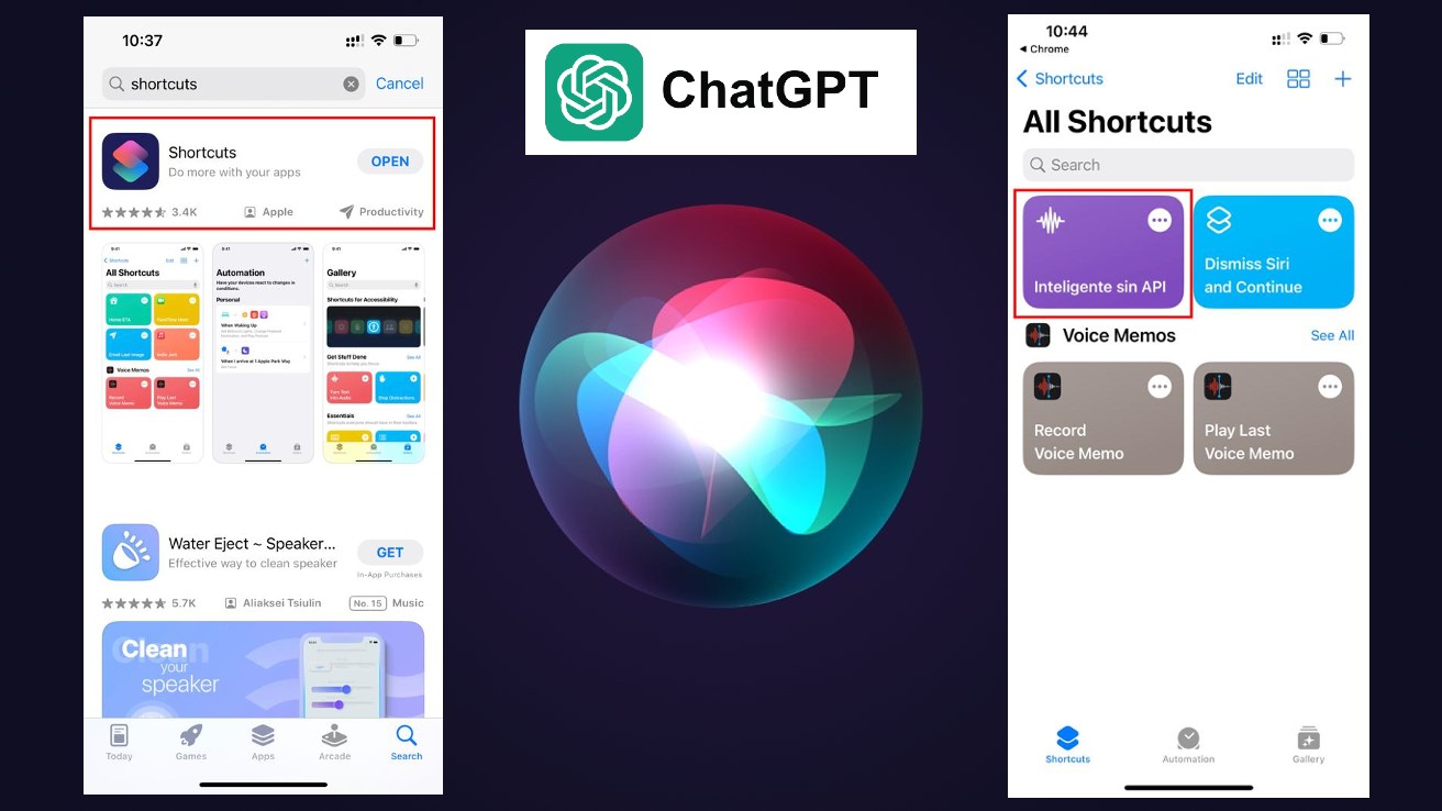 How to use siri pro with chat gpt