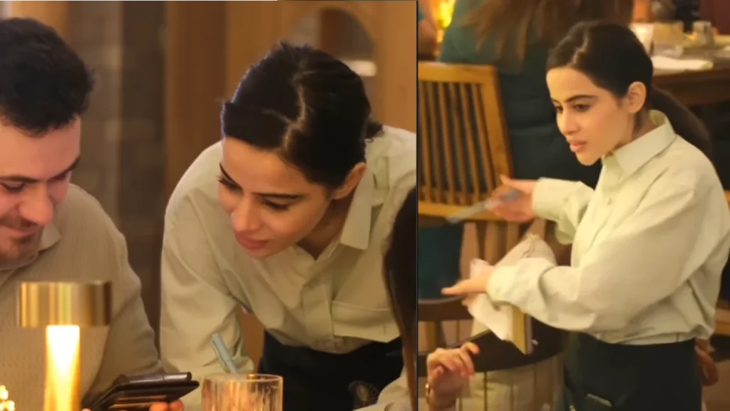 Urfi Javed Waitress Video